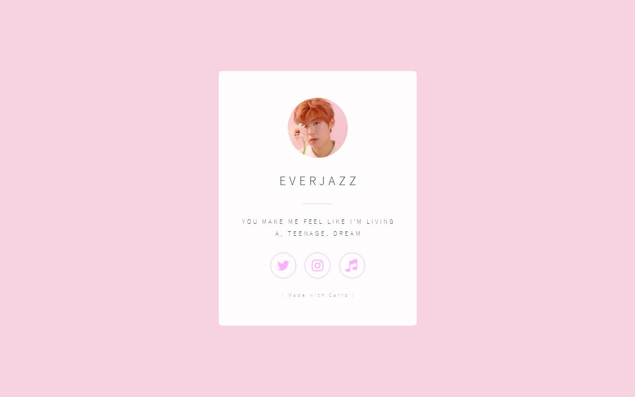 Carrd profile picture for @enter